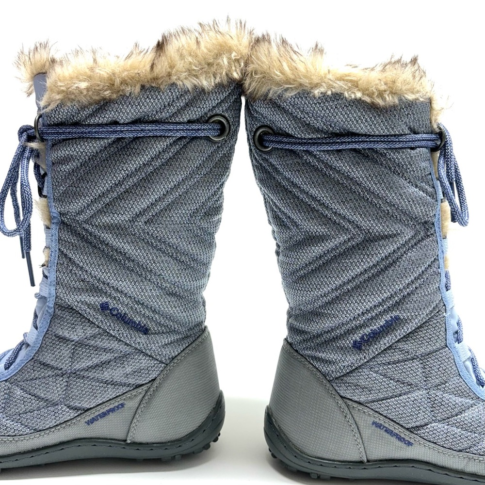Columbia Gray Winter Boots with Faux Fur Trim - Picture 8 of 16